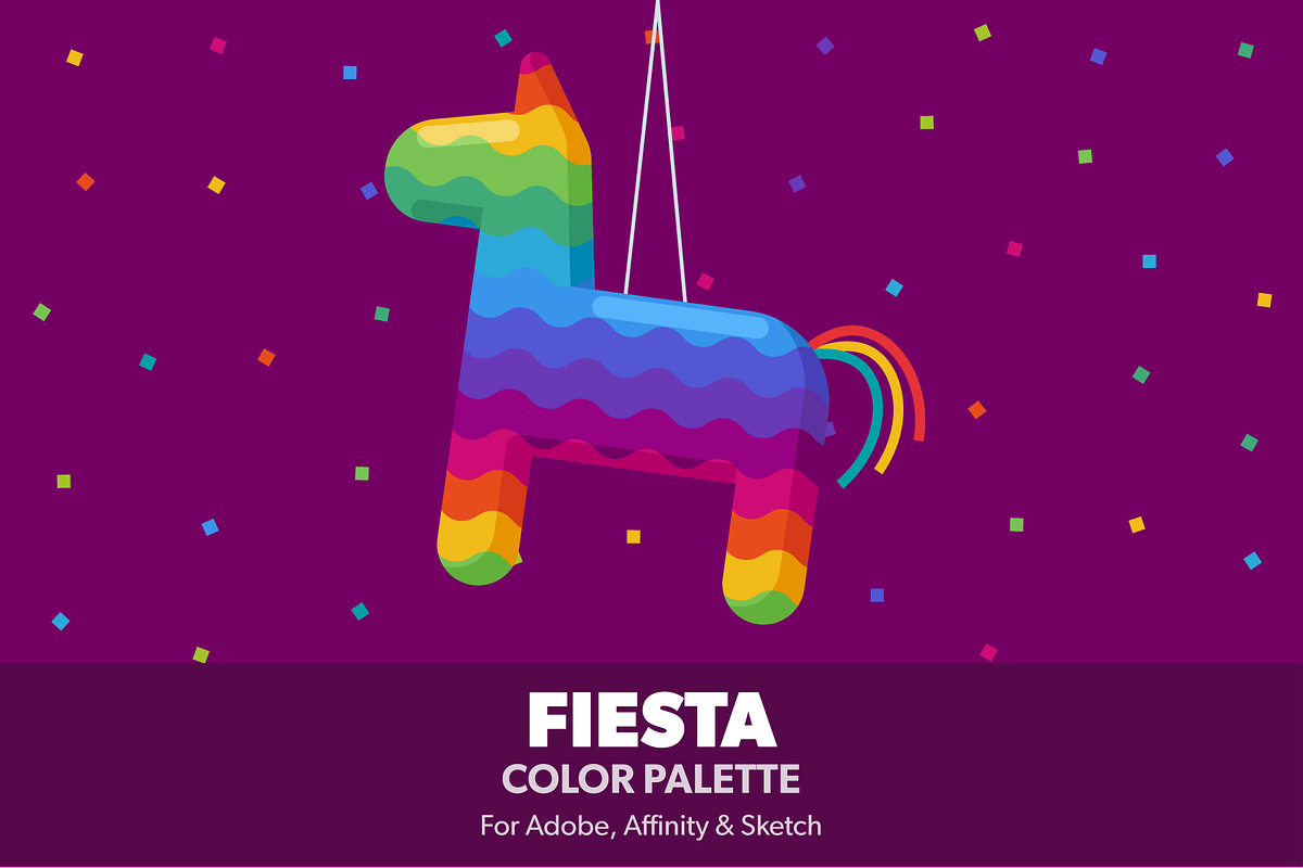 Fiesta Color Palette in Photoshop Color Palettes - product preview 8
