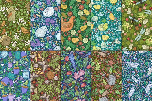 Spring Stories patterns in Patterns - product preview 2