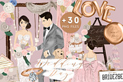 Wedding Day Illustration Clipart