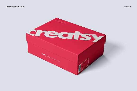 Shoe Box Mockup Set in Product Mockups - product preview 4