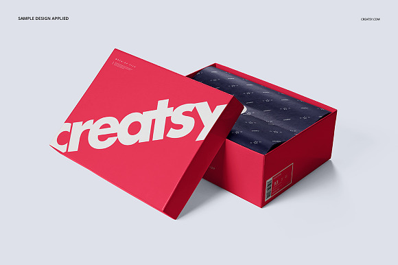 Shoe Box Mockup Set in Product Mockups - product preview 8