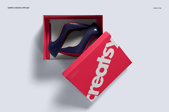 Shoe Box Mockup Set in Product Mockups - product preview 10
