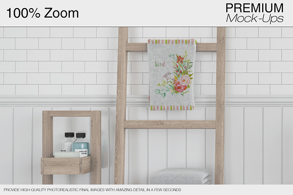 Bath Curtain Mockup Pack in Product Mockups - product preview 5