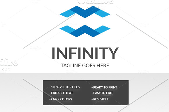 Infinity Logo in Logo Templates - product preview 1