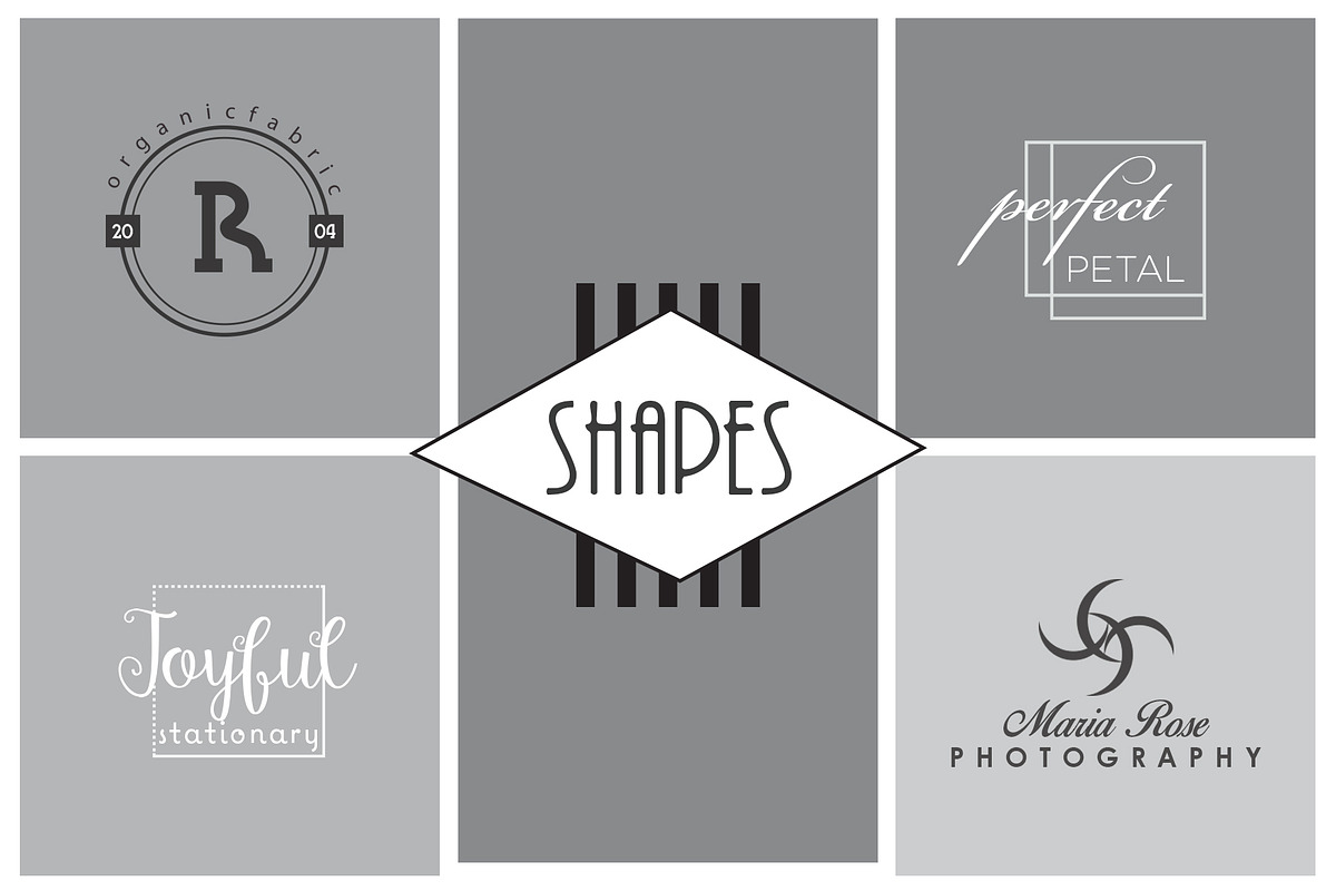 Basic Shapes in Photoshop Shapes - product preview 8