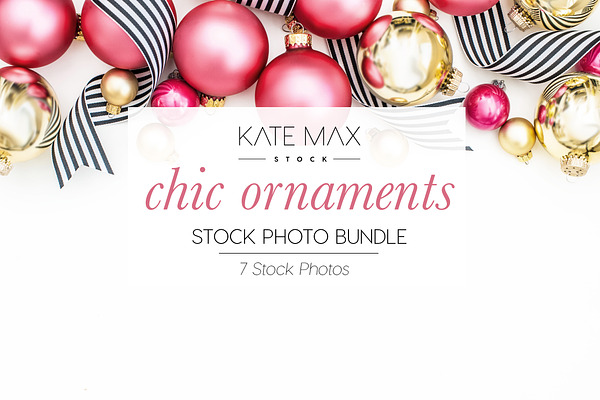 Chic Ornaments Stock Photo Bundle