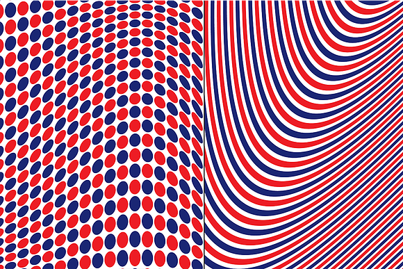 Red, White & Blue Geometric Patterns in Patterns - product preview 3