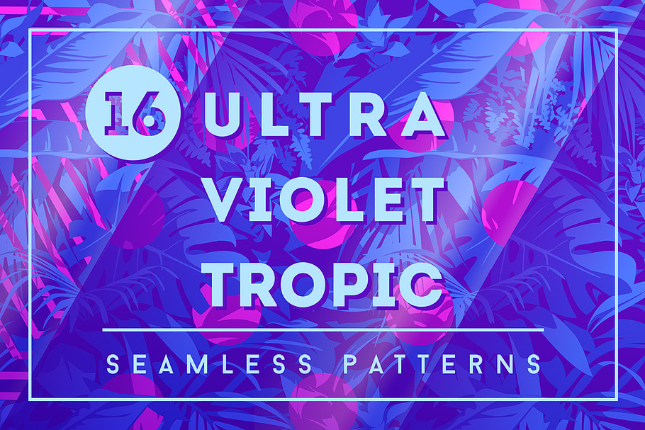 16 Ultraviolet Tropic Patterns in Patterns - product preview 8