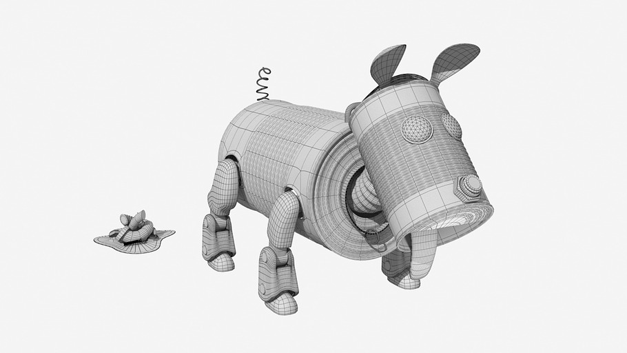 Robot dog in Fantasy - product preview 1