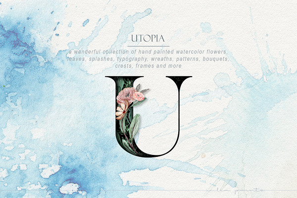 Utopia - Watercolor Graphic Set