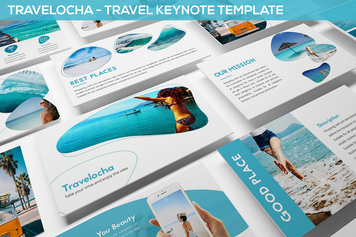 Travelocha - Travel Keynote Template in Keynote Templates - product preview 8