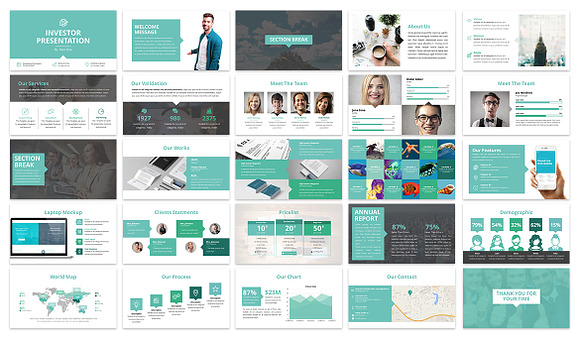 Investor Keynote Template in Keynote Templates - product preview 1