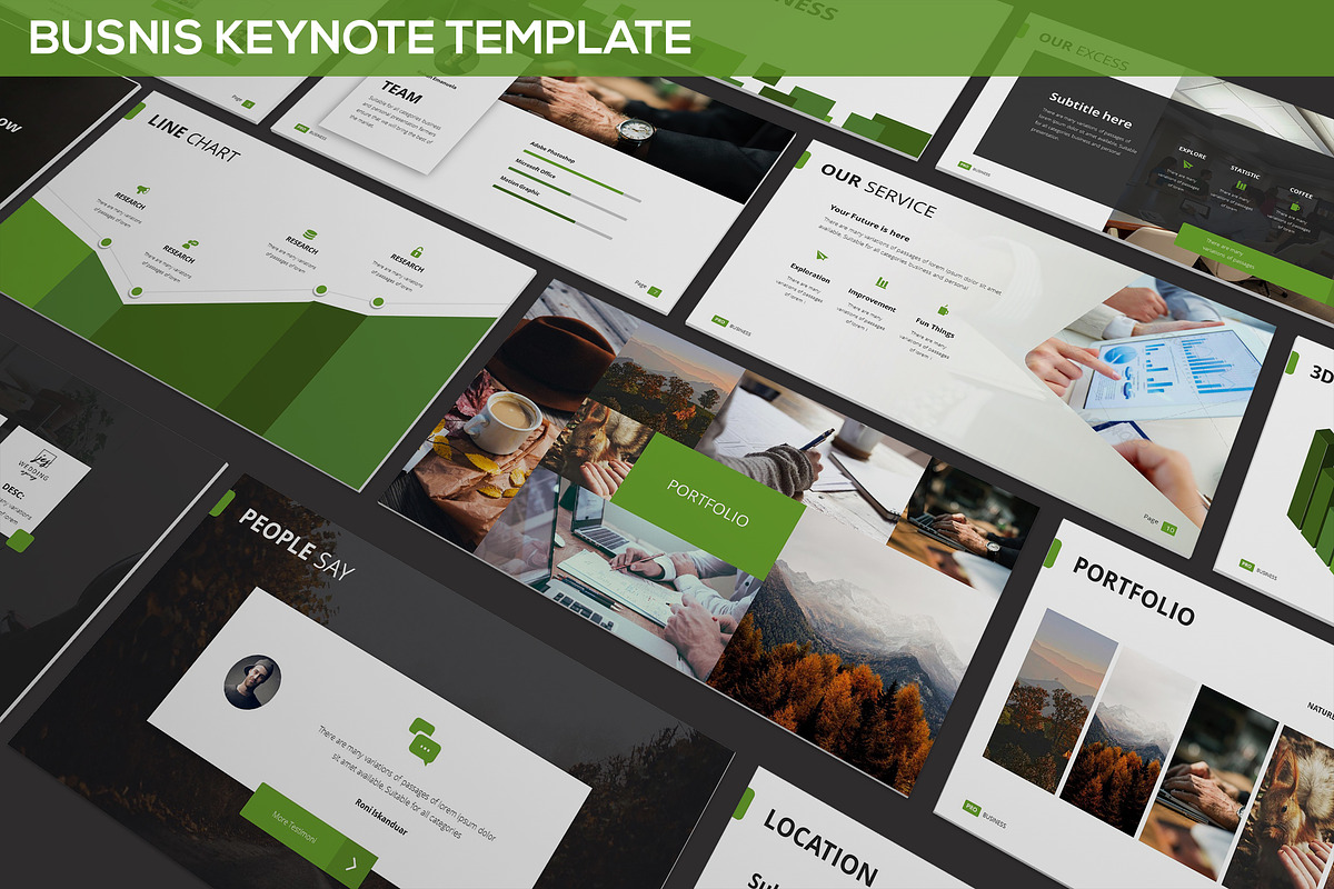 Busnis Keynote Template in Keynote Templates - product preview 8