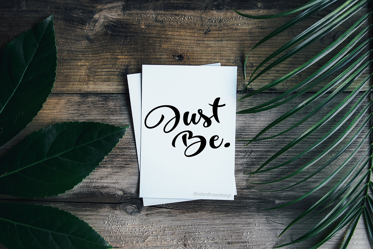 Just Be in Script Fonts - product preview 8