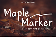 Maple Marker sans serif
