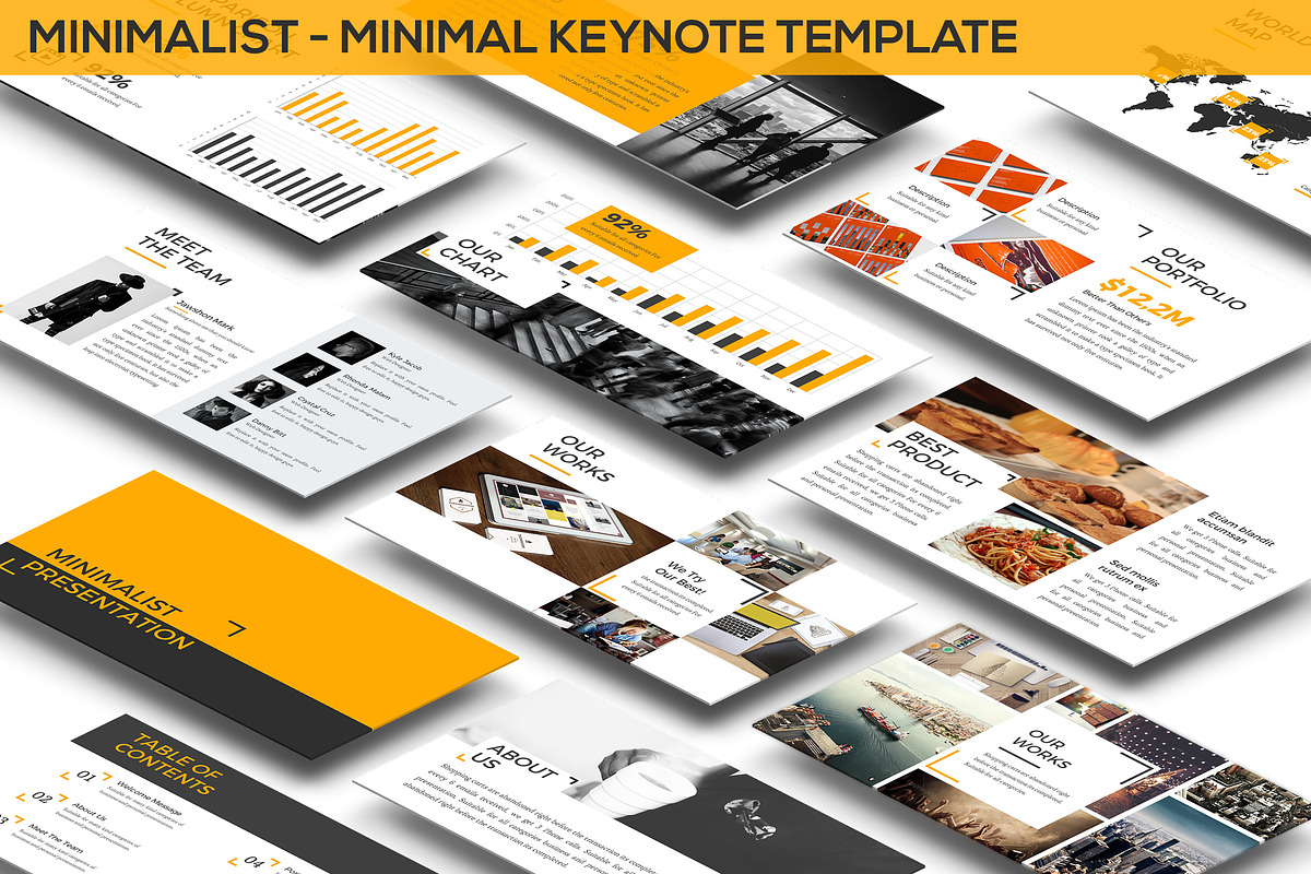 Minimalist - Minimal Keynote Templat in Keynote Templates - product preview 8