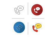 Emergency calling service icon