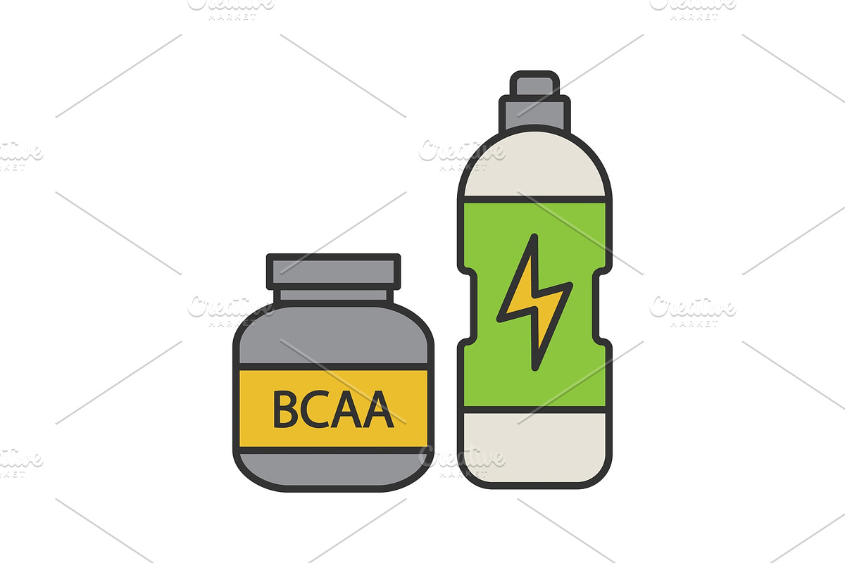 BCAA supplement color icon in Graphics - product preview 8