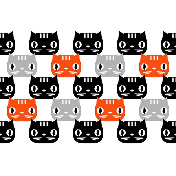 Funny lovely Cats.  in Patterns - product preview 4