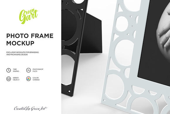 4 PSD Photo Frame Mockup in Print Mockups - product preview 11