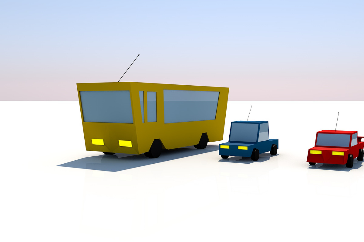 Low Poly Vehicles in Vehicles - product preview 8