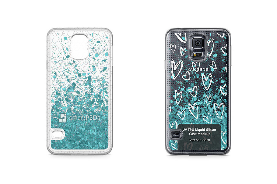 Galaxy S5 UV TPU Liquid Glitter Case