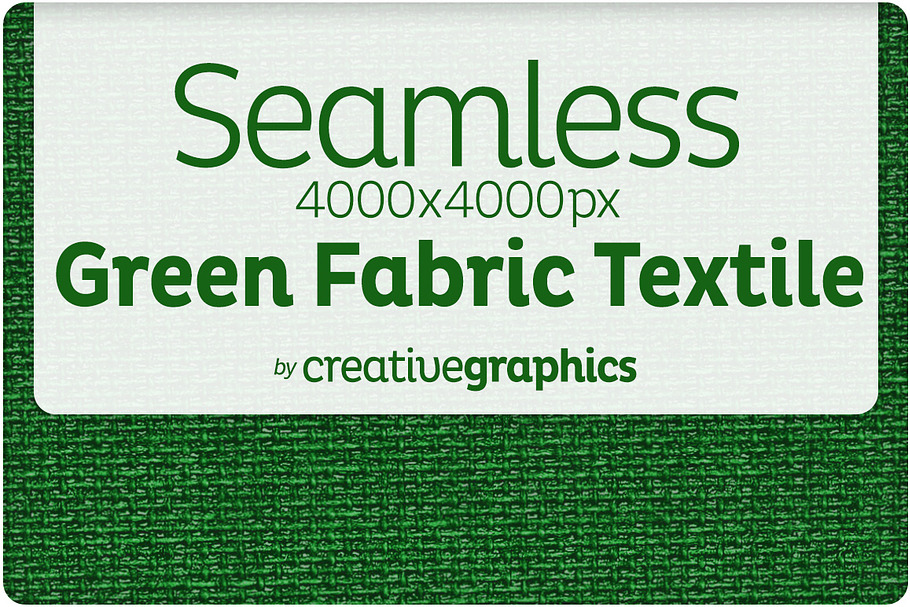Seamless Green Textile Texture in Textures - product preview 8