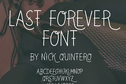 Last Forever Tattoo Font