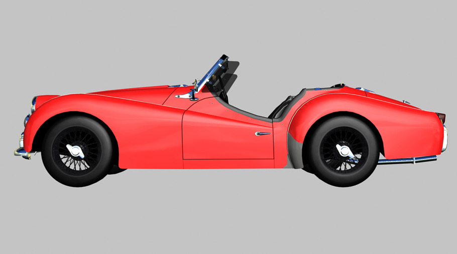 1962 Triumph TR3B in Vehicles - product preview 2