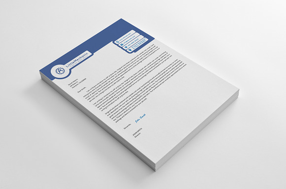 Letterhead bundle 2 in 1 in Stationery Templates - product preview 1