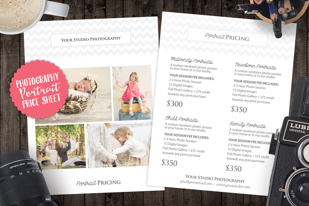 Price List Sell Sheet with Cover in Templates - product preview 8