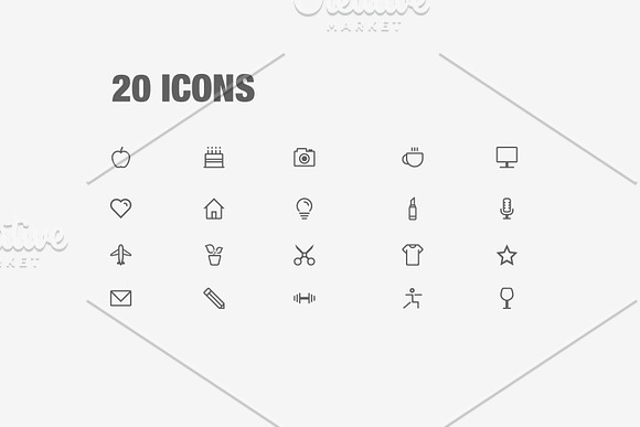 20 Instagram Stories Highlight Icons in Instagram Templates - product preview 8