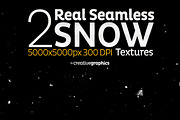 2 Real Seamless Snow Textures