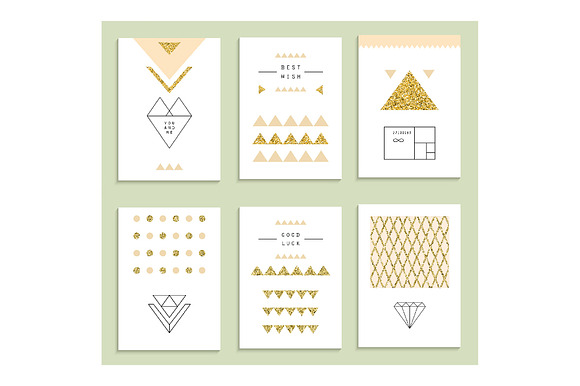 24 invitations with gold texture in Postcard Templates - product preview 1