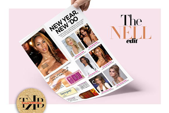 The NELL EDIT Page / Flyer in Flyer Templates - product preview 2