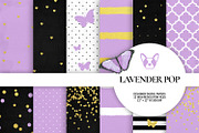 Lavender Purple Digital Papers
