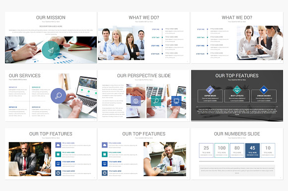 Pro Business PowerPoint Template in PowerPoint Templates - product preview 5