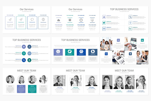 Pro Business PowerPoint Template in PowerPoint Templates - product preview 6