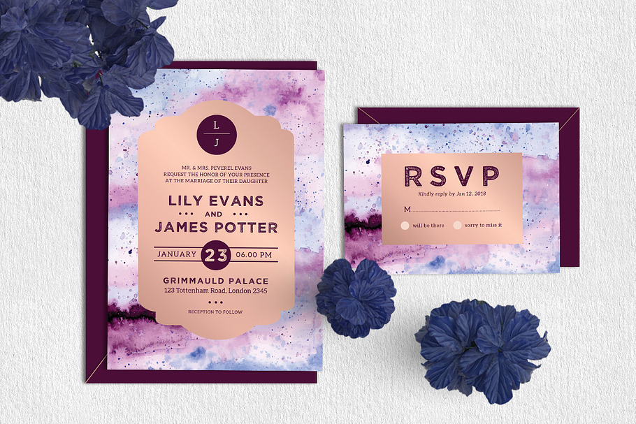 Royal - Wedding Invitation & RSVP in Wedding Templates - product preview 8
