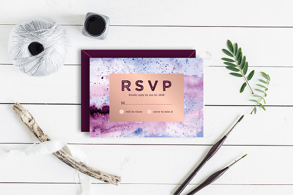 Royal - Wedding Invitation & RSVP in Wedding Templates - product preview 2