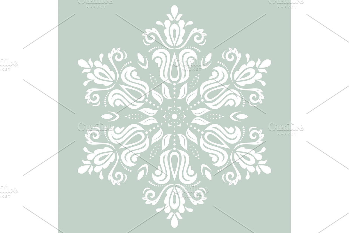 Orient Vector Pattern. Abstract Background in Illustrations - product preview 8