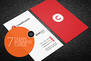 7 Clean Minimal Business Cards - V2