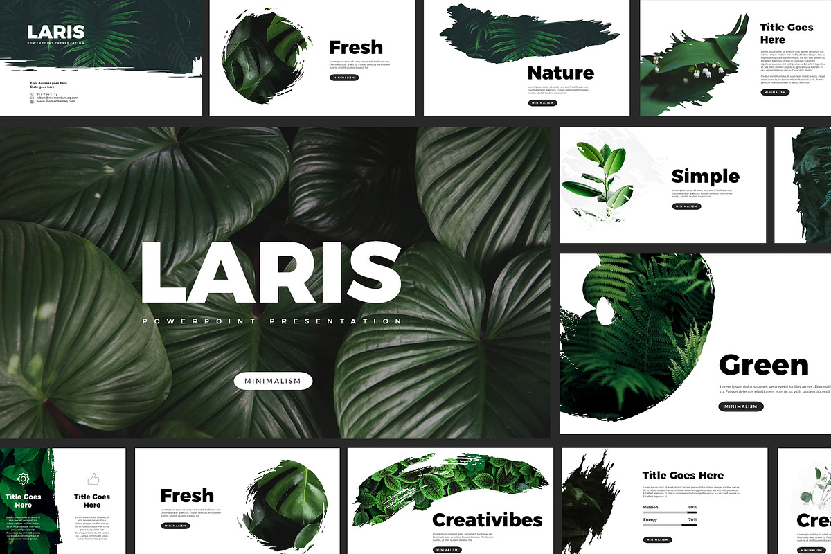 Laris Brush Powerpoint Templates in PowerPoint Templates - product preview 8