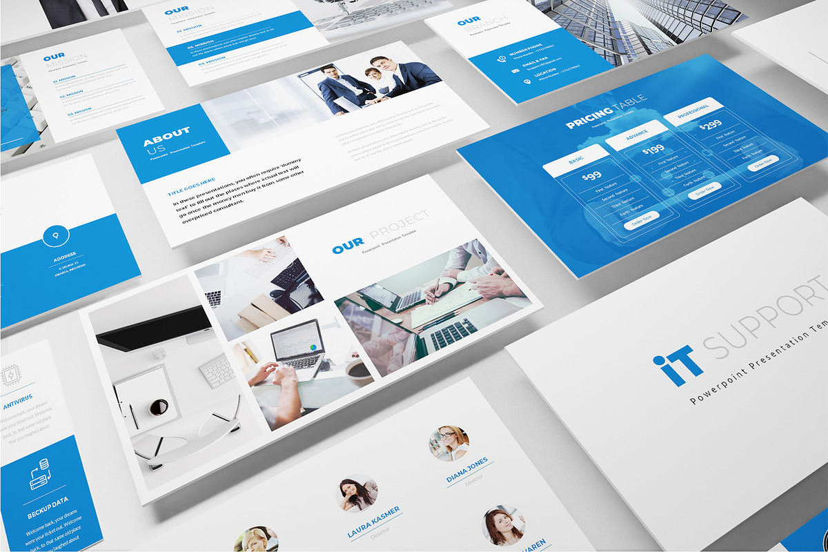 IT Support Powerpoint Template in PowerPoint Templates - product preview 8