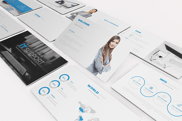 IT Support Powerpoint Template in PowerPoint Templates - product preview 7