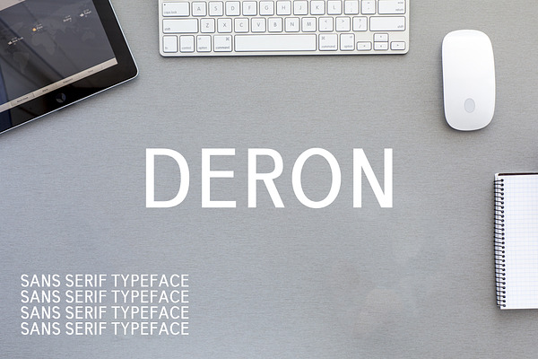 Deron Sans Serif Font Family Pack