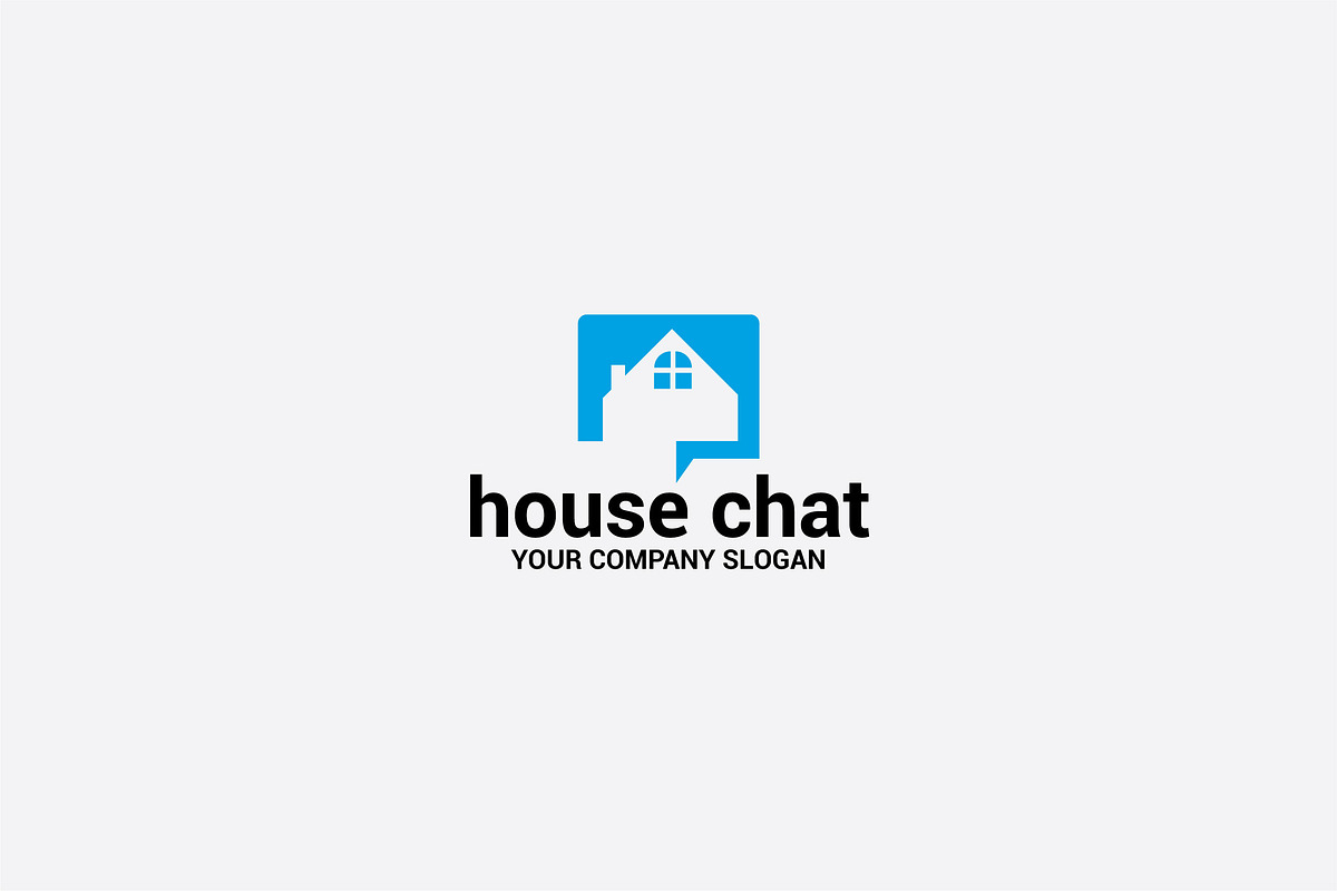 house chat in Logo Templates - product preview 8