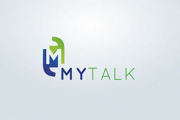 MyTalk logo design - Letter M