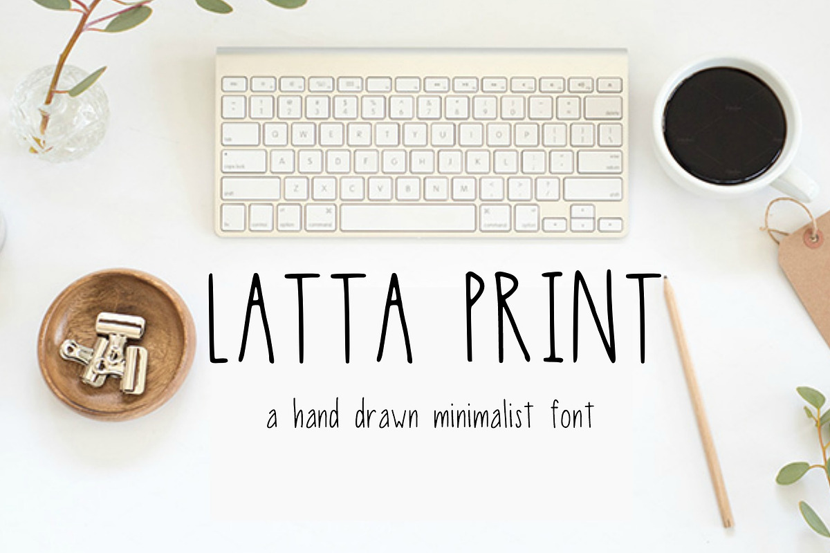 Latta Print: A Minimalist Print Font in Sans-Serif Fonts - product preview 8