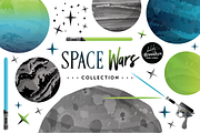 Space Wars Graphics & Patterns